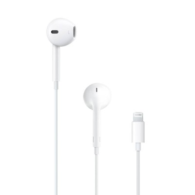 Auriculares Apple EarPods com conetor Lightning (Original) | ByteNova