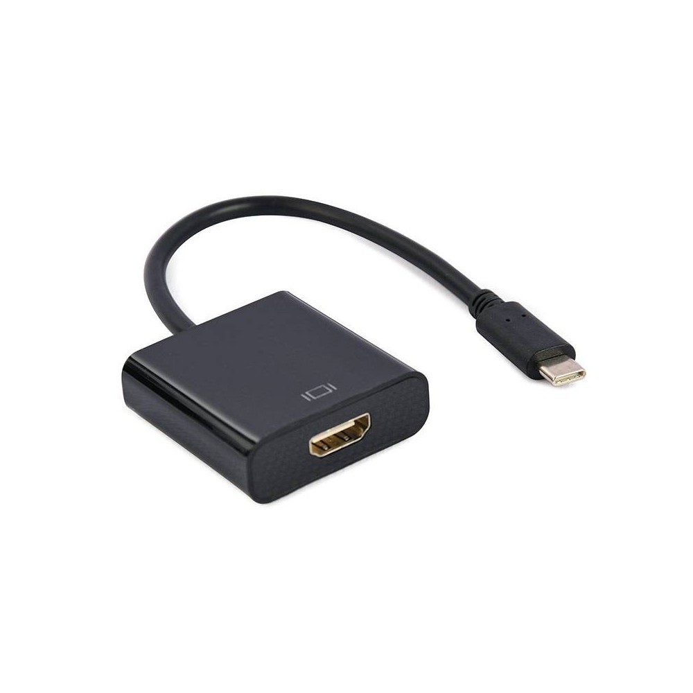 Adaptador Gembird USB-C para HDMI 4K 30Hz 15cm Preto | ByteNova