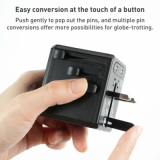 Adaptador de viagem YESIDO MC24 3 USB + tipo C (20W) | ByteNova