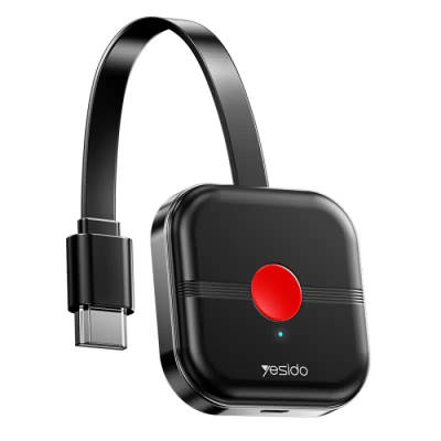 Receptor de tela sem fio Yesido TV10 HD5G + 4K (preto) | ByteNova