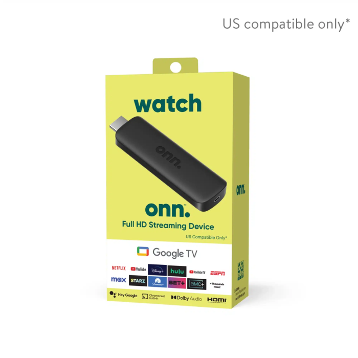 onn. Dispositivo de streaming Google TV Full HD | ByteNova