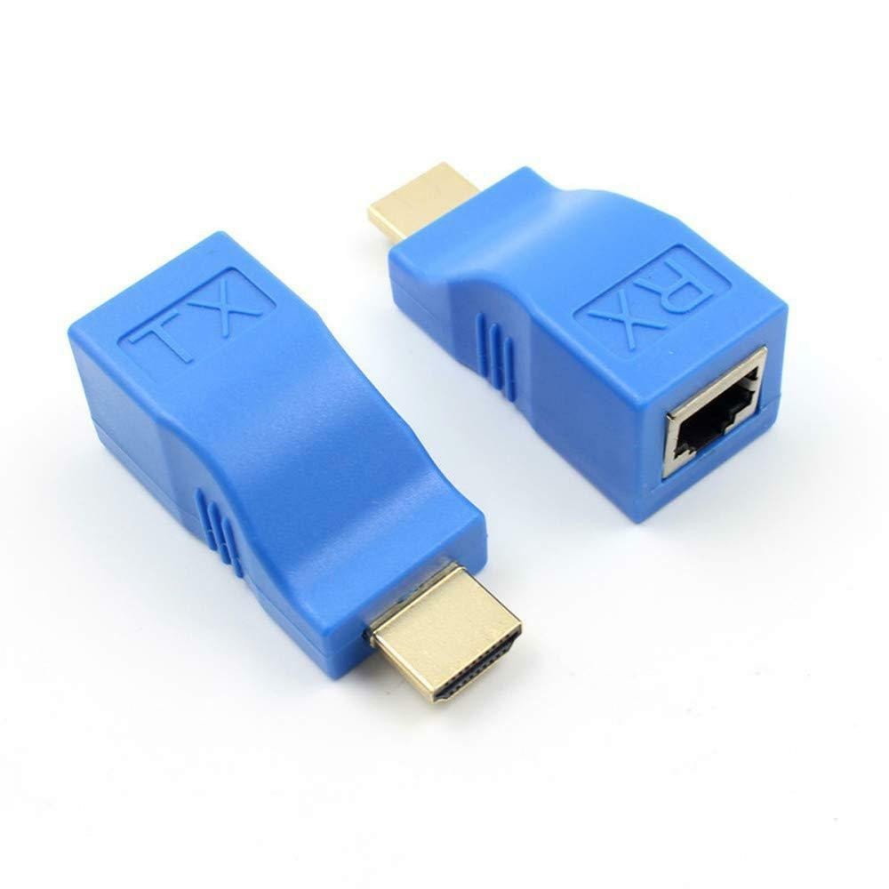 Extensor HDMI para adaptador Ethernet LAN de rede RJ45 | ByteNova