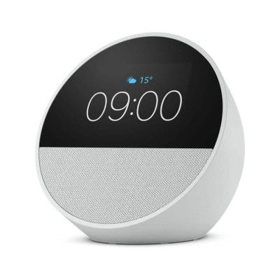 Amazon Echo Spot Com Alexa Integrada – Branco Glaciar | ByteNova