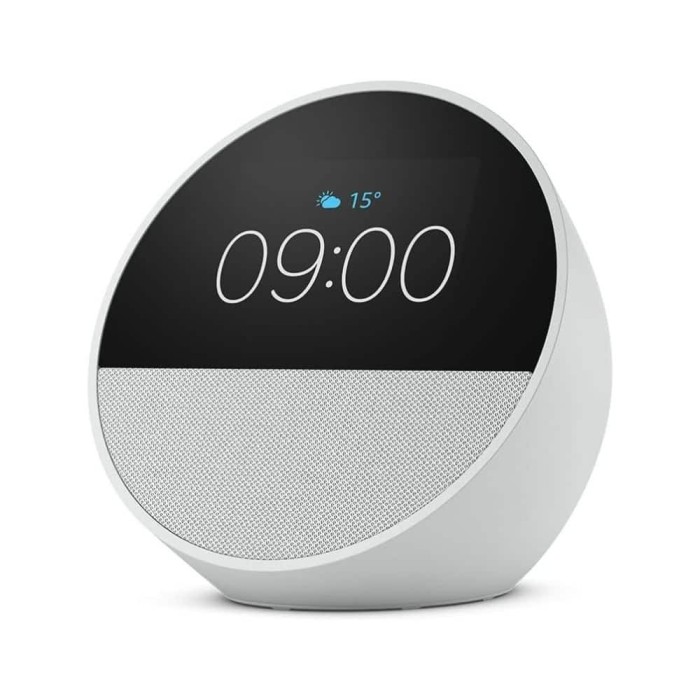 Amazon Echo Spot Com Alexa Integrada – Branco Glaciar | ByteNova
