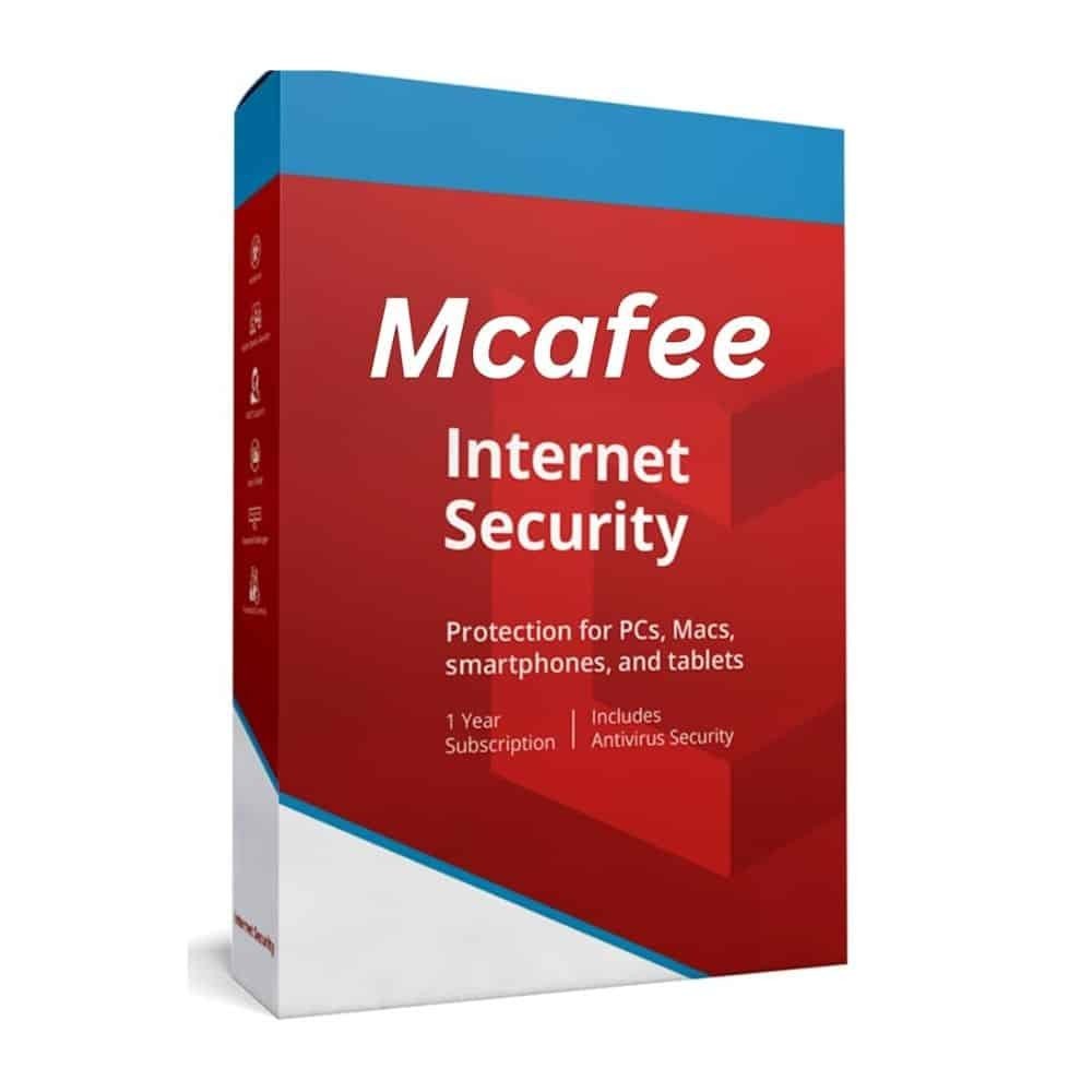 Antivírus McAfee Internet Security 3 PC/ 1 Ano (Licença | ByteNova