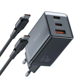 Carregador Rápido Mcdodo 67w GaN 5 Mini 3 Portas c/ Cabo | ByteNova