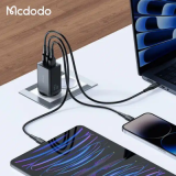 Carregador Rápido Mcdodo 67w GaN 5 Mini 3 Portas c/ Cabo | ByteNova