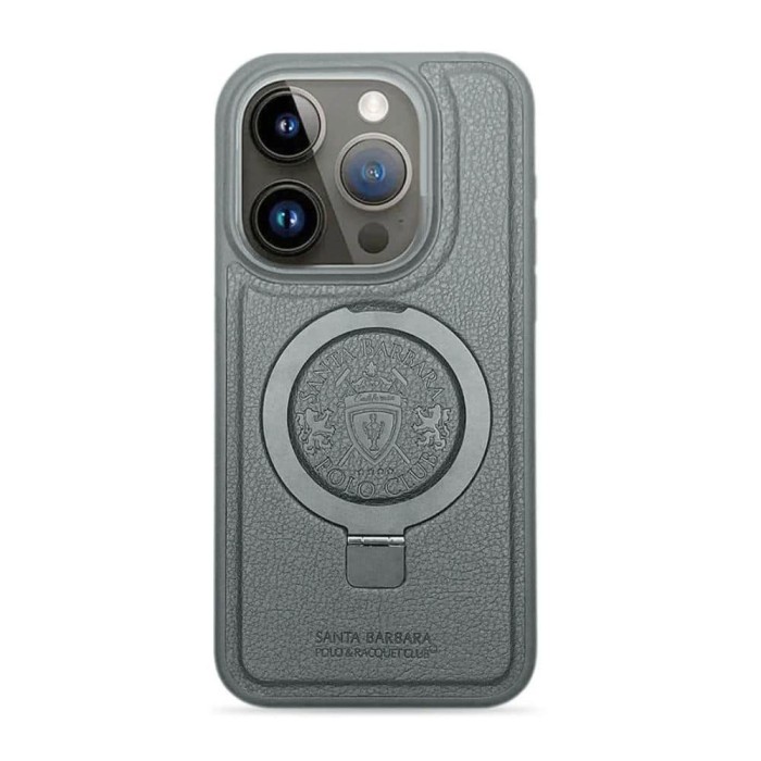 Capa de couro genuíno Santa Barbara para iPhone 16 Pro | ByteNova