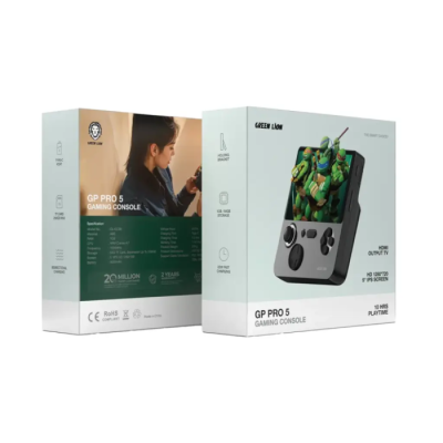 Console de jogos Green Lion GP PRO 5 – Preto | ByteNova