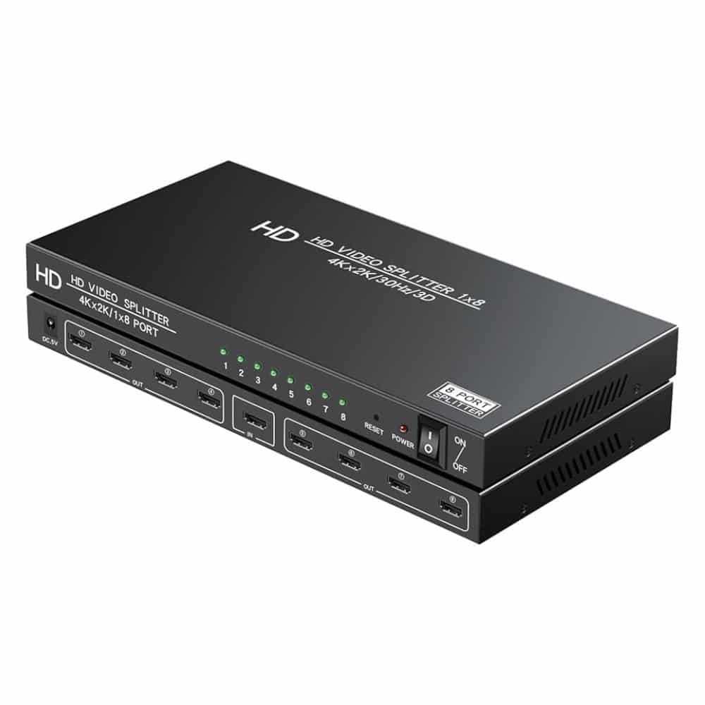 HDMI Spliter 8 em 1 V1.4 Alimentado Compativel Full HD e | ByteNova