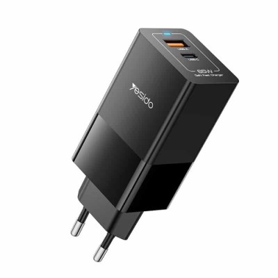 Carregador Fast Charge Gan 65W USB c/ Cabo Dual USB C | ByteNova