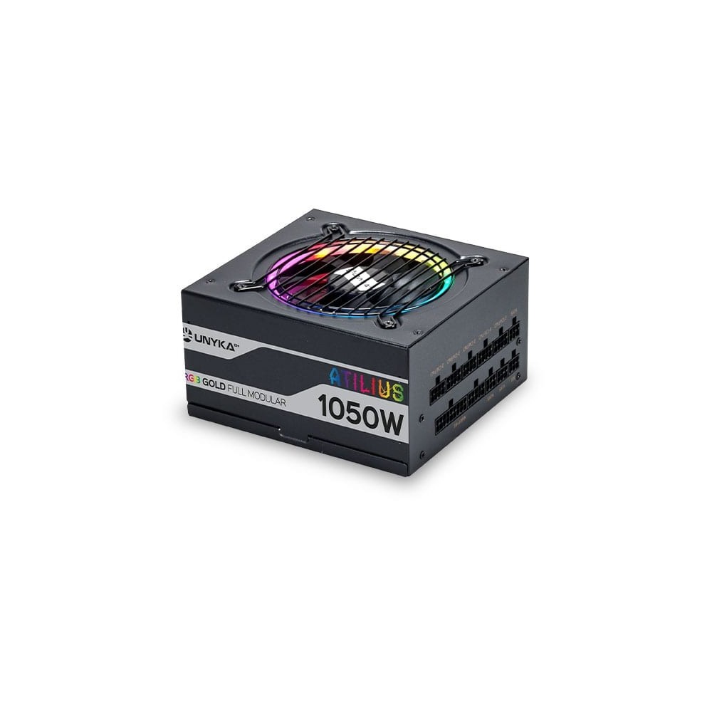 Fonte Alimentação Unyka 1050W Gaming Rgb 92% Efic Full | ByteNova