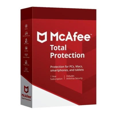 Antivírus McAfee Total Protection 1 PC – 1 Ano | ByteNova