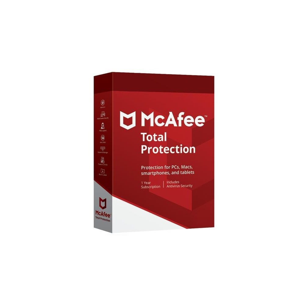 Antivírus McAfee Total Protection 1 PC – 1 Ano | ByteNova