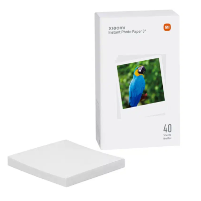 Xiaomi Papel Fotográfico 3″ Portable Instant 1S Paper 40 | ByteNova