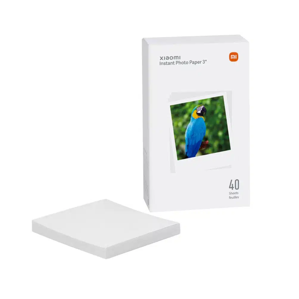 Xiaomi Papel Fotográfico 3″ Portable Instant 1S Paper 40 | ByteNova
