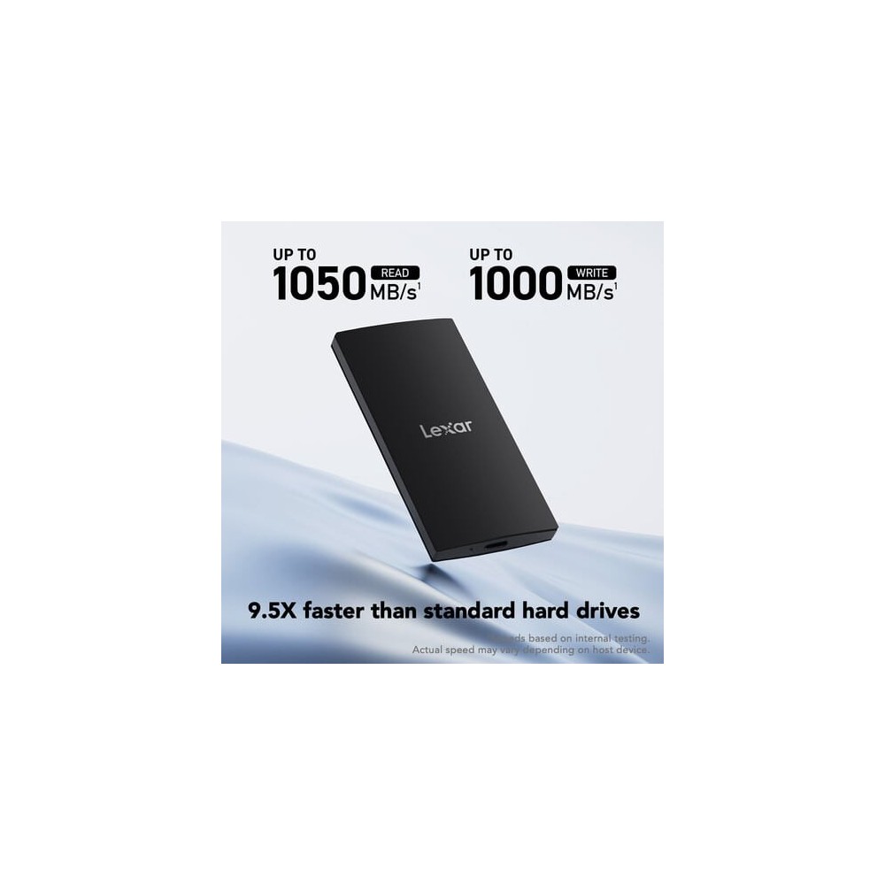 Disco Externo SSD Lexar 2TB SL300 USB 3.2 Gen 2 Black | ByteNova