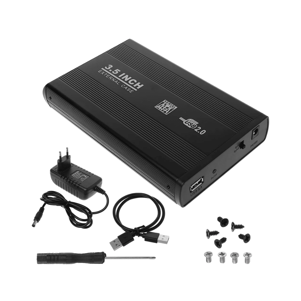 Caixaexterna para HDD de 3,5″ USB 2.0 | ByteNova