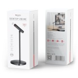 Microfone USB de mesa com cancelamento de ruído Yesido | ByteNova