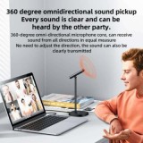 Microfone USB de mesa com cancelamento de ruído Yesido | ByteNova