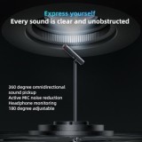 Microfone USB de mesa com cancelamento de ruído Yesido | ByteNova