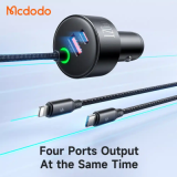 Carregador de carro 120W Mcdodo USB-C + USB-A | ByteNova