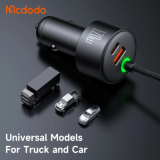 Carregador de carro 120W Mcdodo USB-C + USB-A | ByteNova