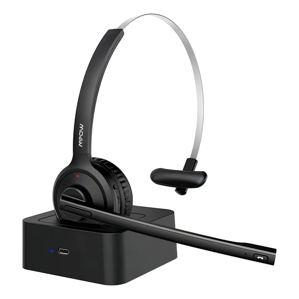 Auscultadores Bluetooth 5.0 Mpow M5 Pro Mono P Escritório | ByteNova