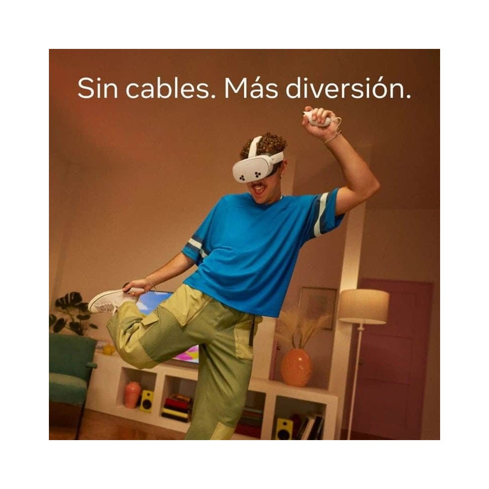 Óculos Realidade Virtual Meta Quest 3S 128GB Branco | ByteNova