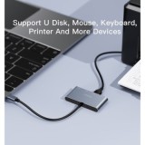 Hub USB tipo C HB13 Yesido para 4 portas USB A | ByteNova
