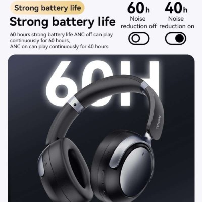 Auscultadores Bluetooth com redução de ruído ANC híbrido | ByteNova