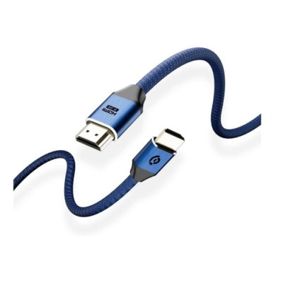 Cabo HDMI trançado Powerology 8K conectores 24K resolução | ByteNova