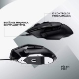Rato Óptico Logitech G502 X Wired Hero 25600DPI Gaming | ByteNova
