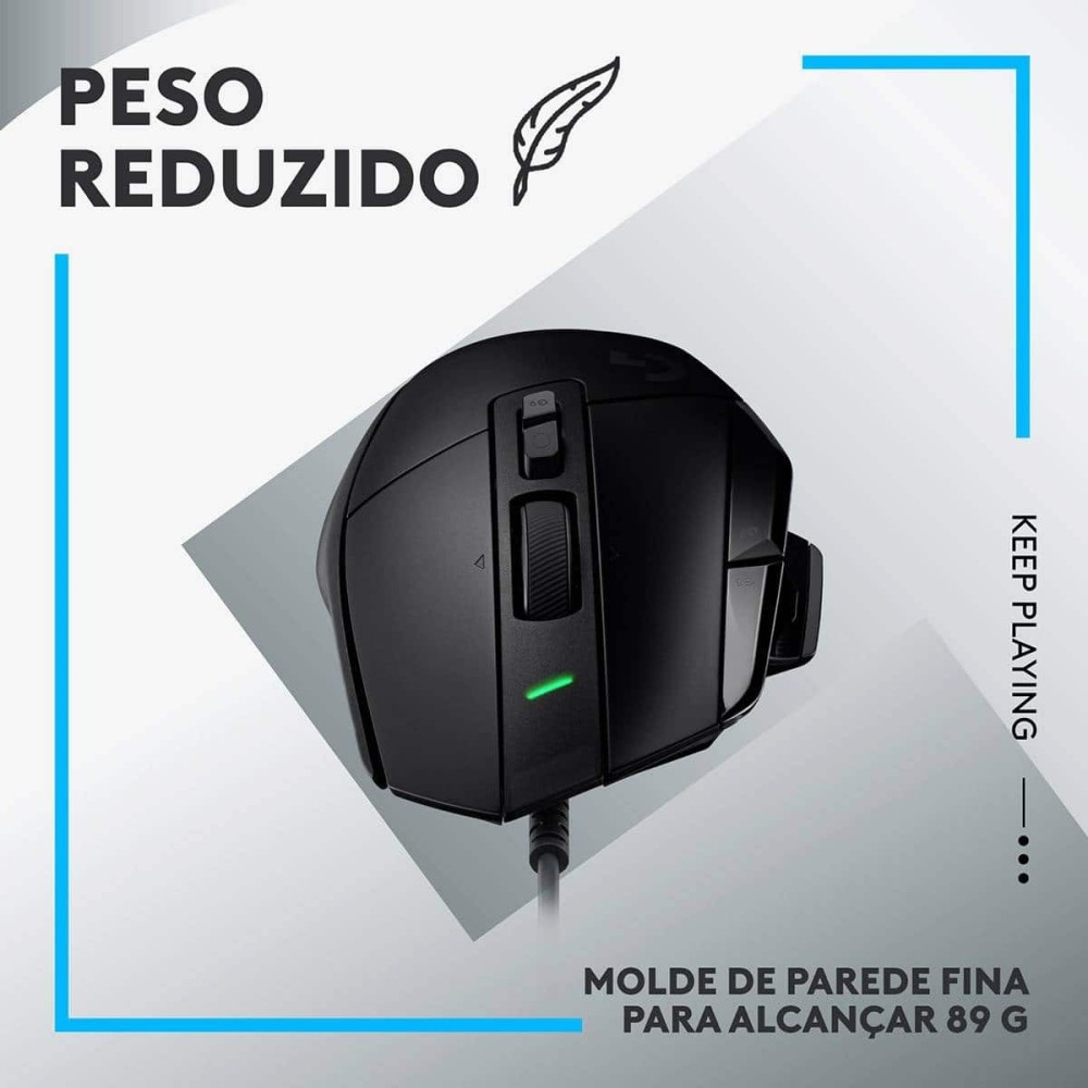 Rato Óptico Logitech G502 X Wired Hero 25600DPI Gaming | ByteNova
