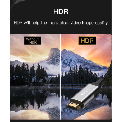Cabo HDMI 8K Ultra Clear com revestimento metálico HM11 | ByteNova