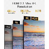 Cabo HDMI 8K Ultra Clear com revestimento metálico HM11 | ByteNova