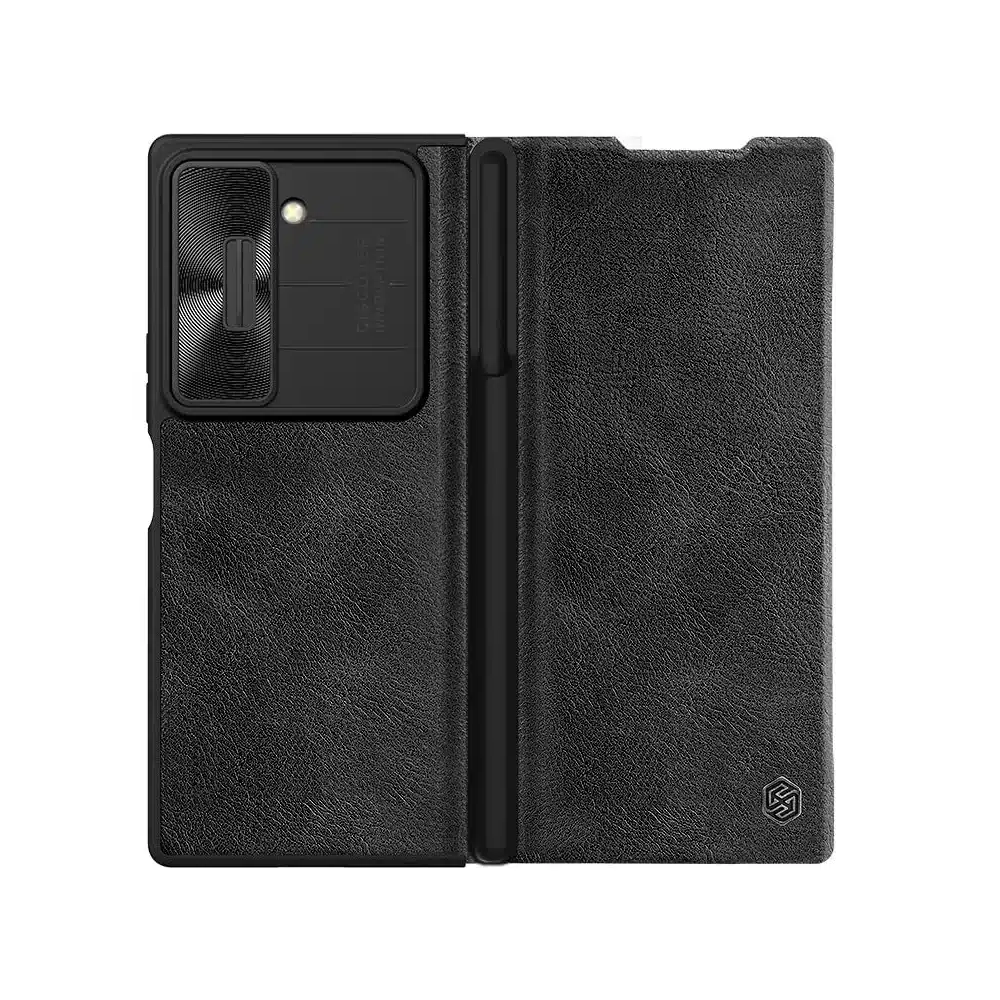 Capa de couro Nillkin Qin Pro para Samsung Galaxy Z Fold6 | ByteNova