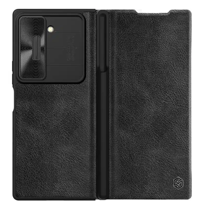 Capa de couro Nillkin Qin Pro para Samsung Galaxy Z Fold6 | ByteNova