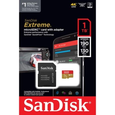 Cartão de memória microSDXC SanDisk Extreme UHS-I de 1TB | ByteNova