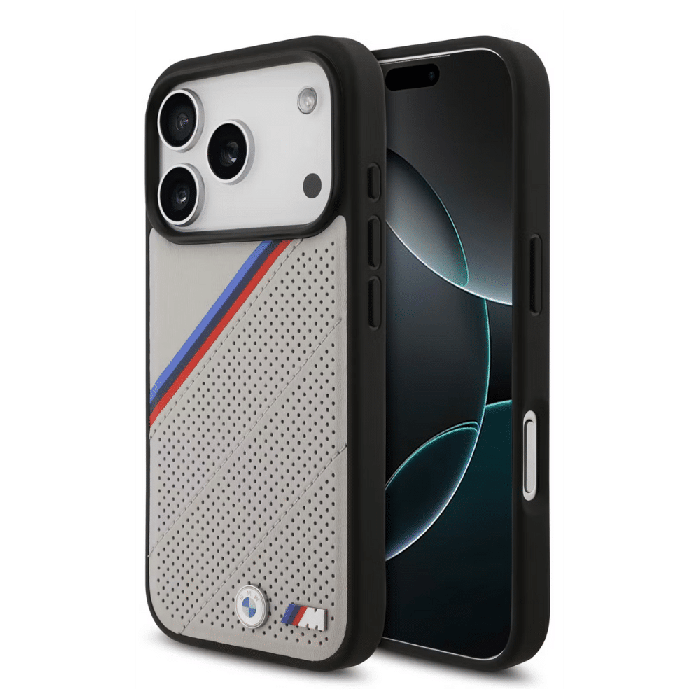 Capa BMW MagSafe em couro PU para iPhone 18 Pro Max | 17 | ByteNova
