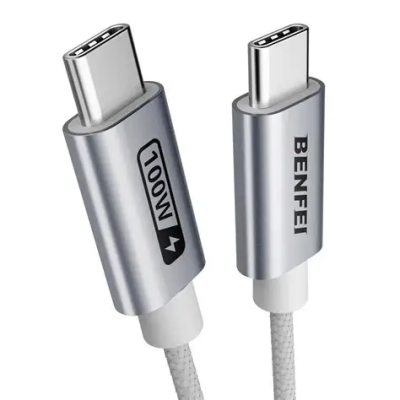 Cabo Wintech 1M USB-C para USB-C Fast Charging C-C 65W | ByteNova
