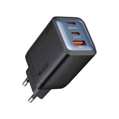 Carregador Ultimate Mcdodo 67W Gana Mini GaN – Preto | ByteNova