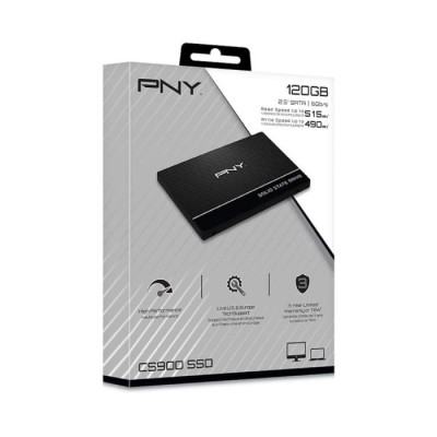 Disco Rígido Pny CS900 2.5″ 120GB SSD SATA 3 Tlc | ByteNova