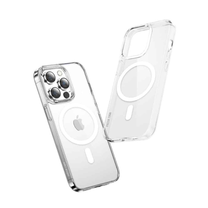 Capa Anti-Shock 360º transparente com Magsafe Green Lion | ByteNova