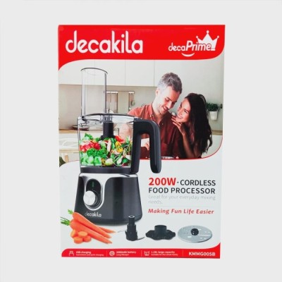 Processador de alimentos sem fio Decakila KMMG005B 1,25L | ByteNova