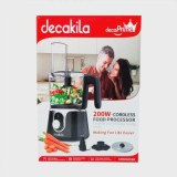Processador de alimentos sem fio Decakila KMMG005B 1,25L | ByteNova