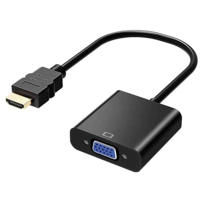 Adaptador HDMI para VGA Preto | ByteNova