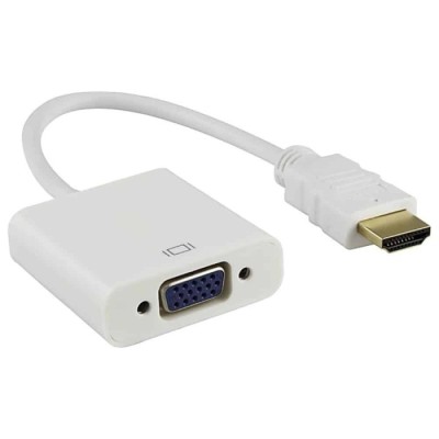 Cabo Adaptador DisplayPort DP para VGA Branco | ByteNova