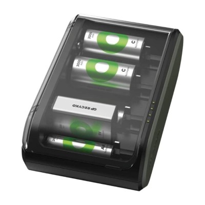 Carregador de bateria (pilhas) universal USB GP Recyko | ByteNova