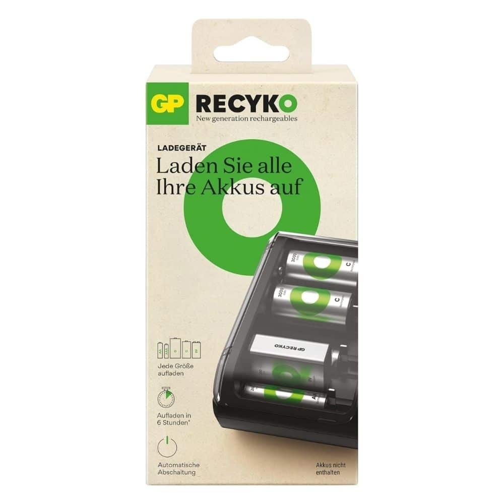 Carregador de bateria (pilhas) universal USB GP Recyko | ByteNova